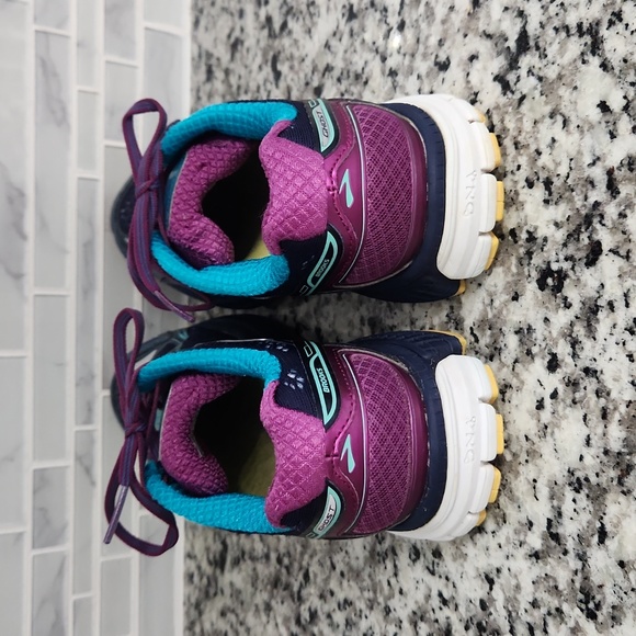 Navy Purple & Blue Brooks 8th Edition Ghost Running Shoes sz 8 Medium sneakers - Picture 4 of 6
